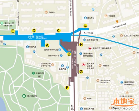 深圳地铁9号线红岭站运营时间（首末车、发车间隔）