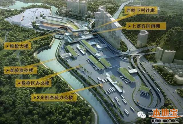 莲塘口岸项目进展 跨境桥大半完成旅检大楼年底封顶