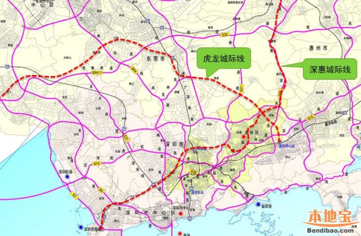 虎龙城际线站点规划未定 正进行前期勘查论证