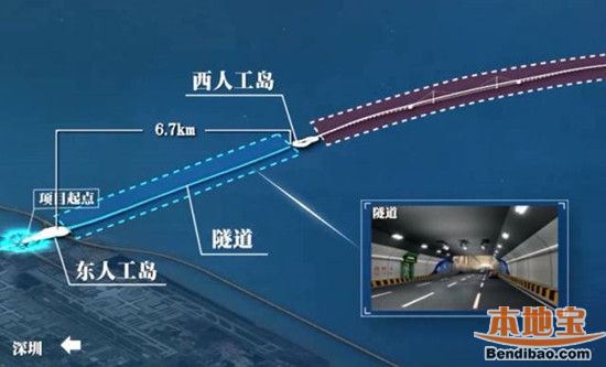深中通道主体工程动工 最早2023年可实现通车