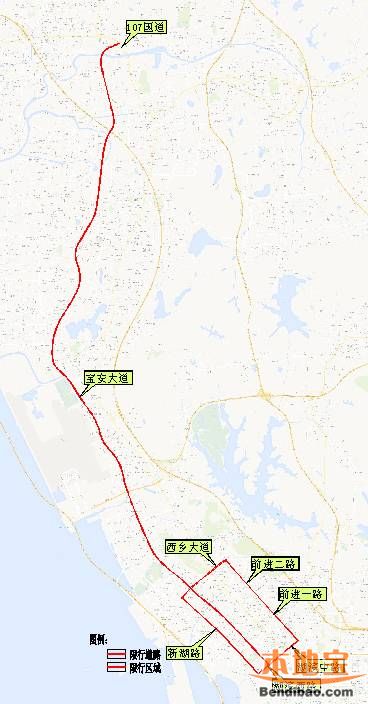 深圳限行外地车路段