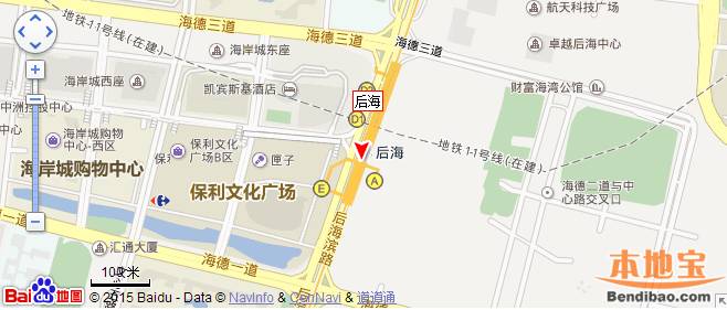 深圳地铁11号线后海站在哪里？怎么去？