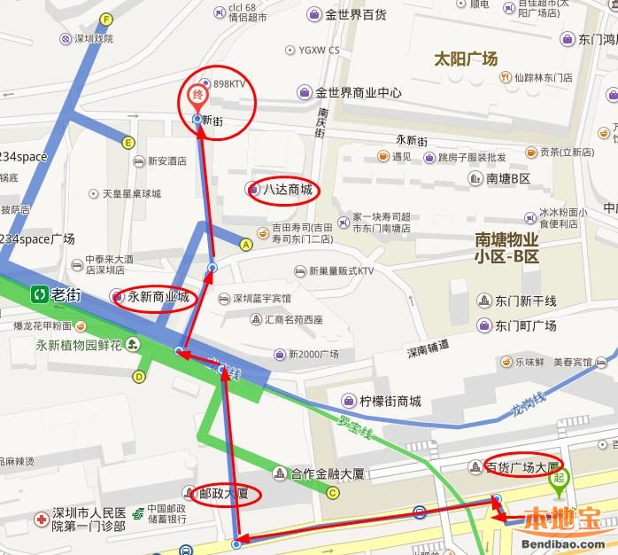 深圳东门步行街在哪里