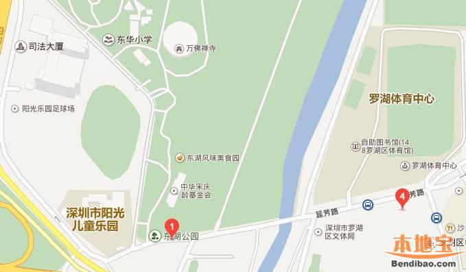 深圳东湖公园交通指南（位置+交通）