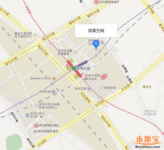 深圳缤果空间购物广场在哪里