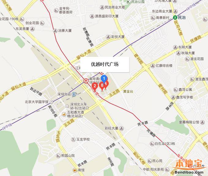 深圳宝安区各大购物中心地址