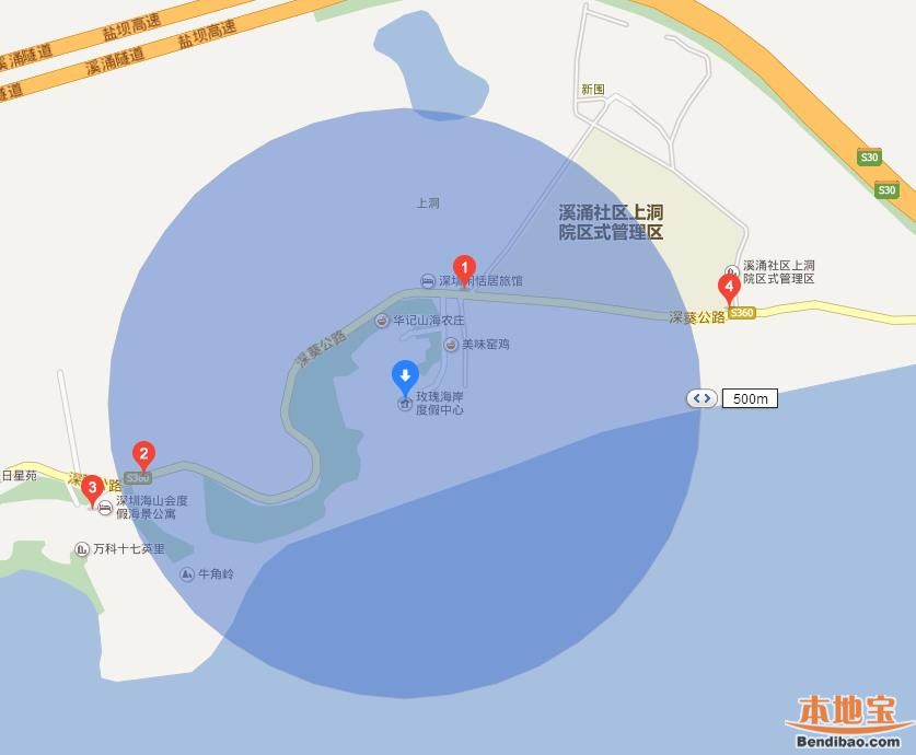 深圳玫瑰海岸旅游度假区在哪里