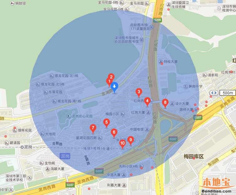 深圳罗湖区慢性病防治院有哪些公交经过  地点在哪里
