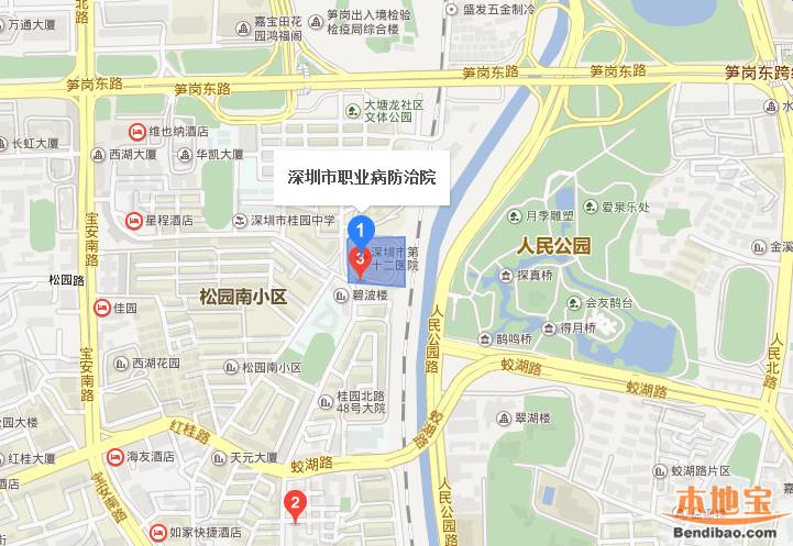 深圳市职业病防治院在哪里（地点+公交+自驾）