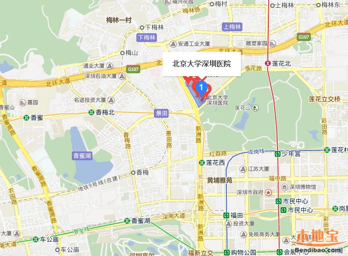 北京大学深圳医院怎么去   地铁经过