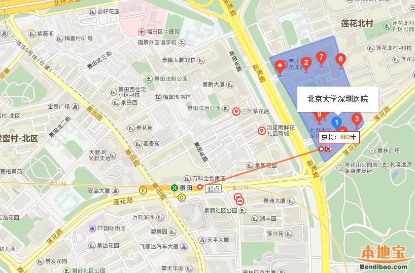 北京大学深圳医院怎么去   地铁经过