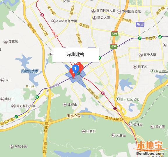 地铁3号线爱联地铁站到深圳北站怎么去（公交线路）