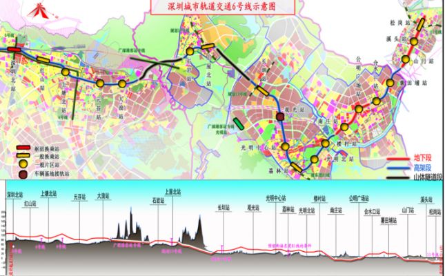 深圳地铁6号线开通时间 将于2020年5月开通
