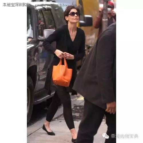Katie Holmes and her Picotin lock