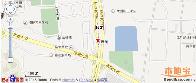深圳地铁11号线塘尾站地址+公交+出入口