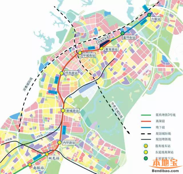 深圳地铁3号线东延段开工 坪地2020年迈入“有轨时代”