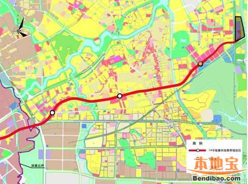 深圳地铁14号线惠州段站点具体位置在哪图片