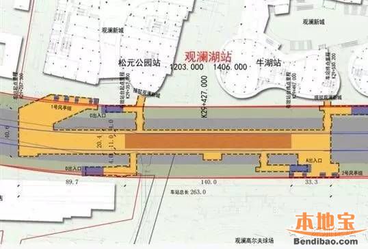 深圳地铁4号线北延线正式施工 各大站点示意图曝光