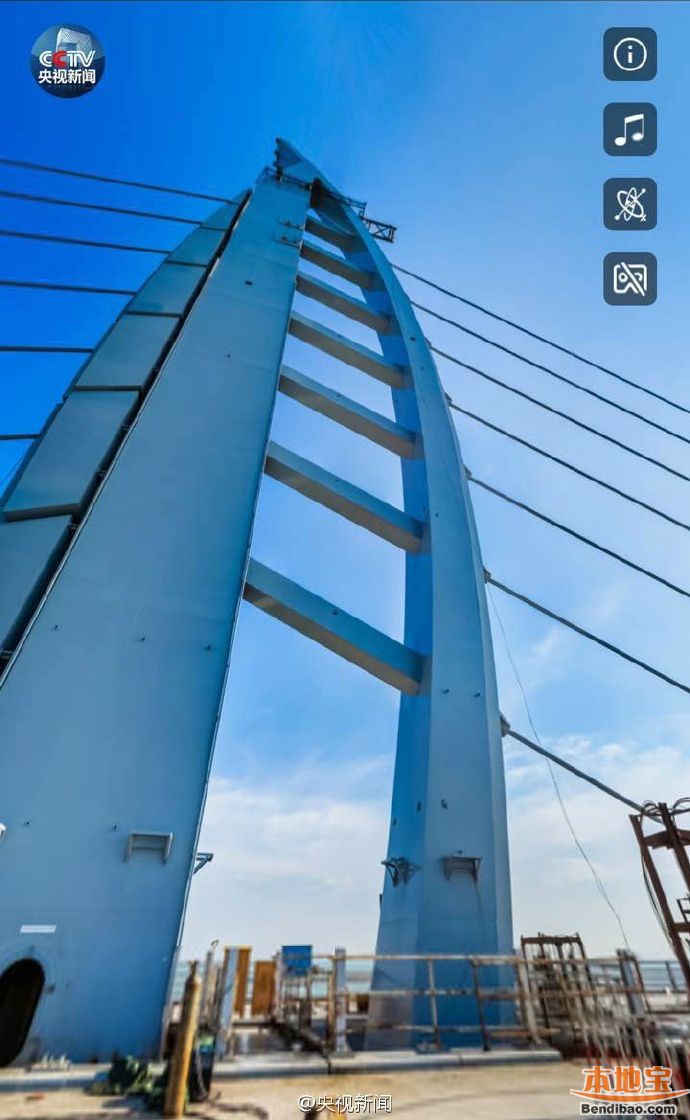 港珠澳大桥主桥全线贯通 空中全景图美哭了