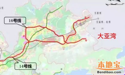 深圳地铁14号线或延伸至惠阳 16号线将连通大亚湾