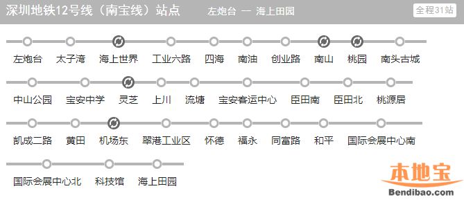 深圳地铁12号线年底开建 蛇口南段或增设站点