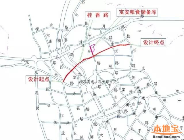 深圳观澜桂香路春节前通车 将打通梅观东西片区