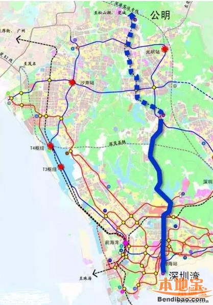 深圳地铁13号线有望年内开工 连接深圳湾口岸、光明