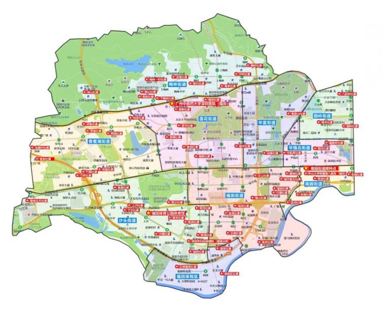 2022深圳福田区新冠疫苗接种点汇总