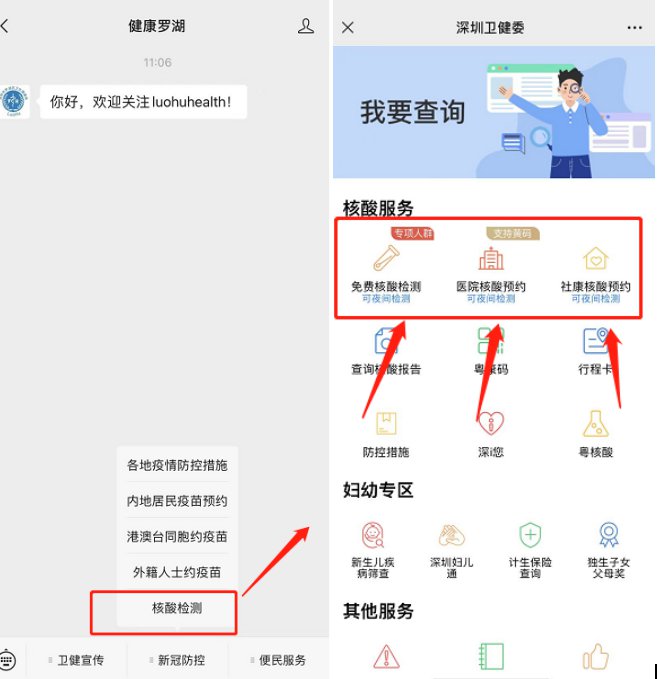 2月20日深圳罗湖区免费核酸采样点名单