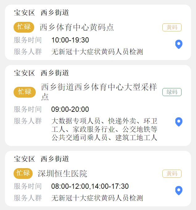 深圳宝安区3月2日开设109个核酸检测采样点