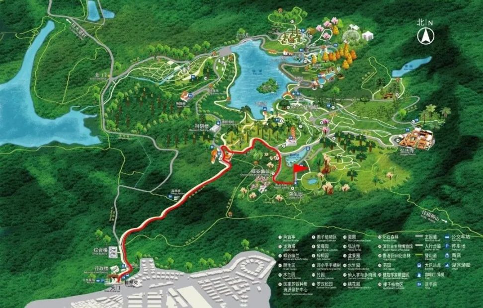 2020年深圳仙湖植物园端午活动地点导览图
