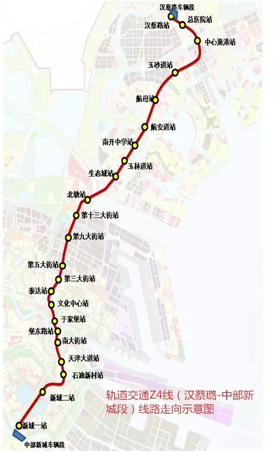 天津滨海4条地铁 b1/z1/z2/z4最新进展