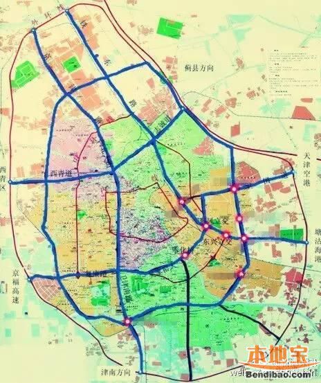 天津环城高速年内将建成 很快将有"六环"