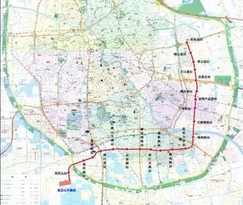 天津地铁10号线最新线路图