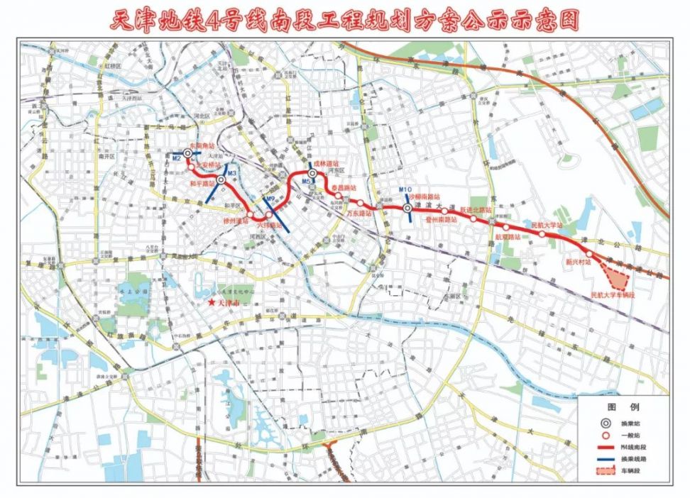 2020年天津所有建设地铁规划最新消息