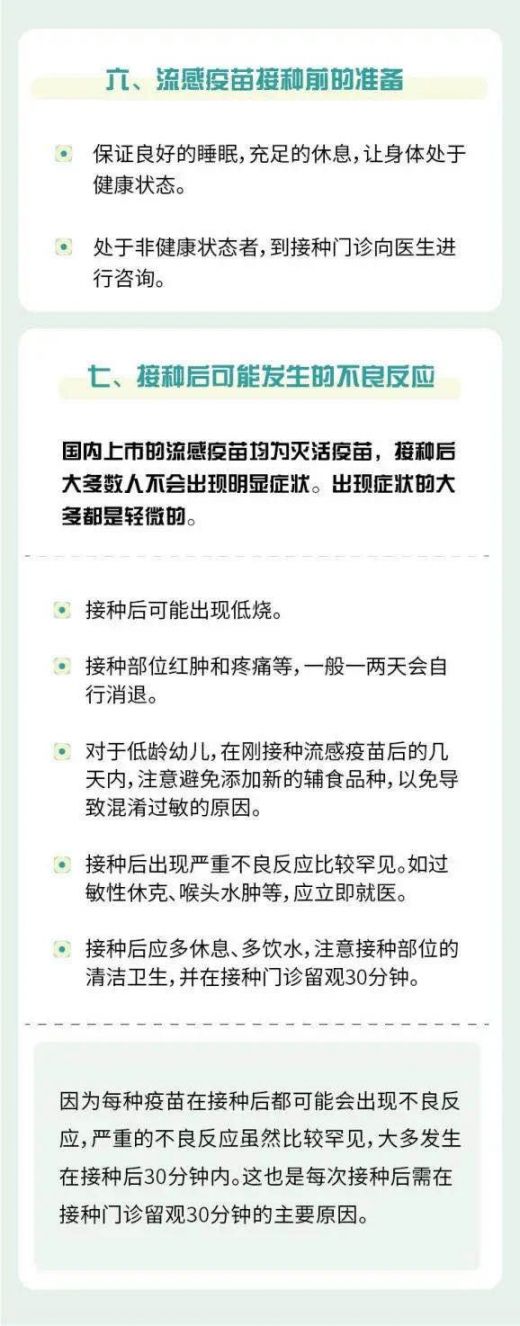 2020天津流感疫苗什么时候打？