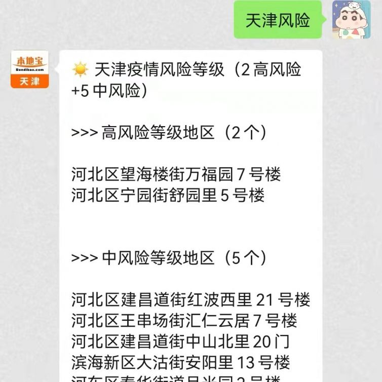 天津疫情最新消息现在属于什么风险地区天津疫情多久了