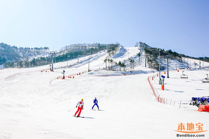 江原地区滑雪场 平昌alpensia度假村滑雪场