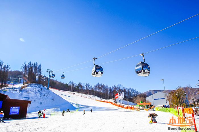 江原地区滑雪场 旌善high1度假村滑雪场