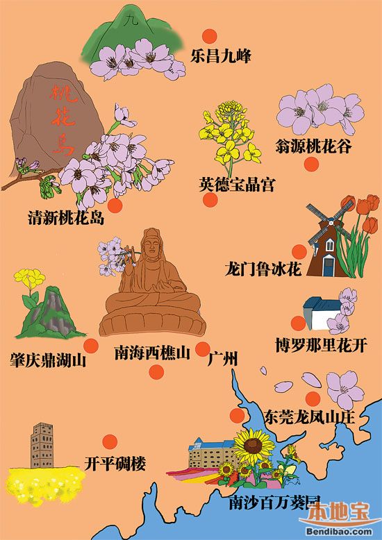 广东春天赏花的地方盘点 南国进入最美的季节 - 深圳本地宝