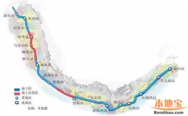 深圳地铁11号线除了看海，18个站还隐藏着这些.......