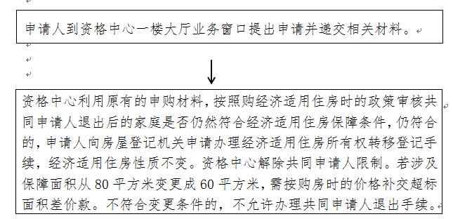 南宁经济适用房部分共同申请人退出办理流程