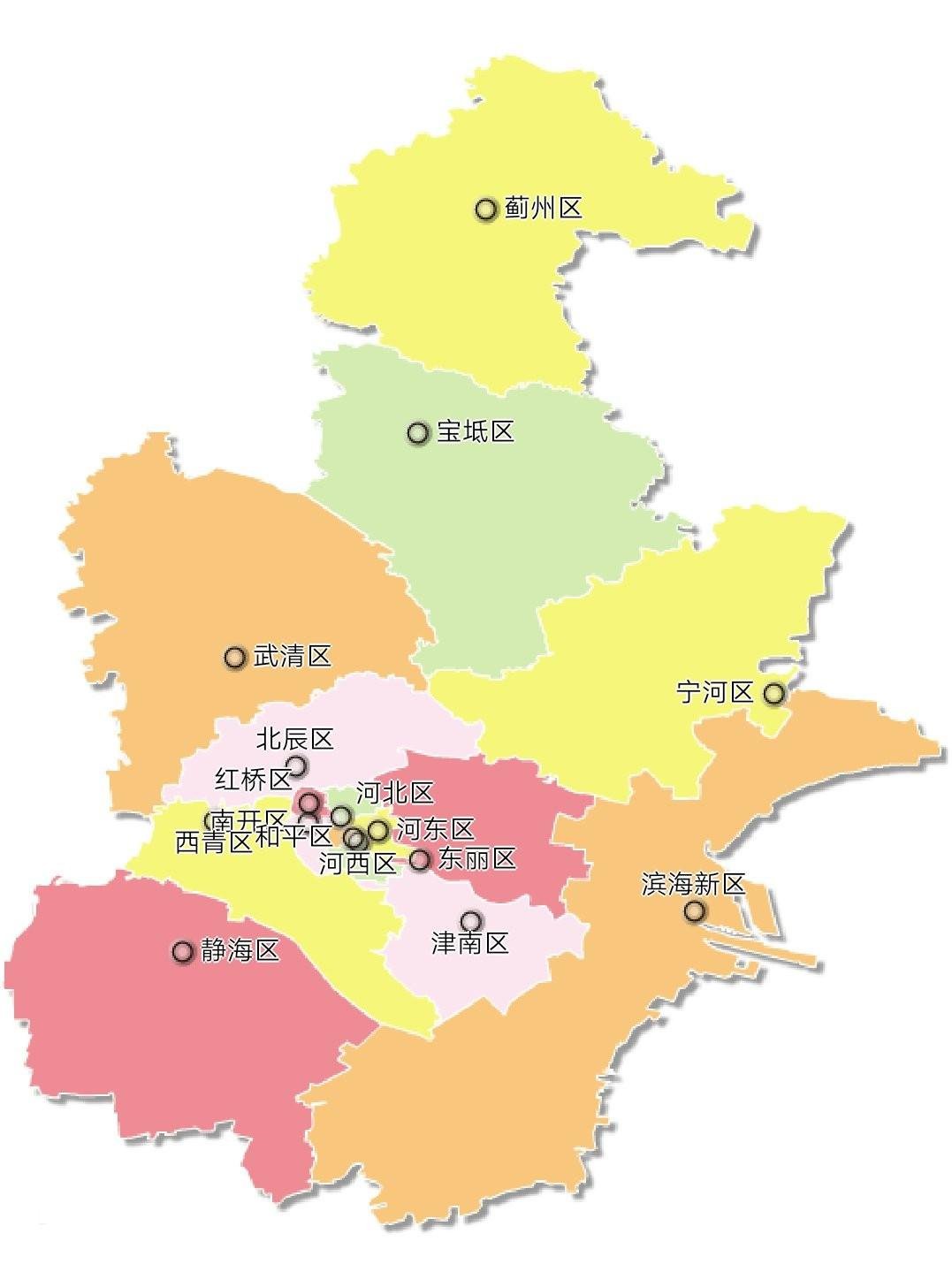 天津区域划分