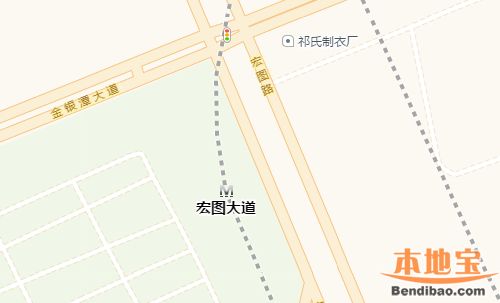 武汉地铁3号线宏图大道站出入口及附近换乘公交一览