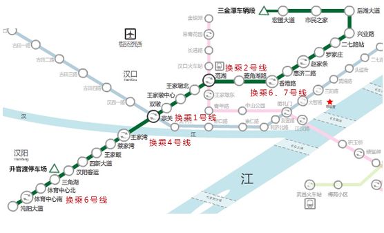 武汉地铁3号线最新线路图(站点最终分布)