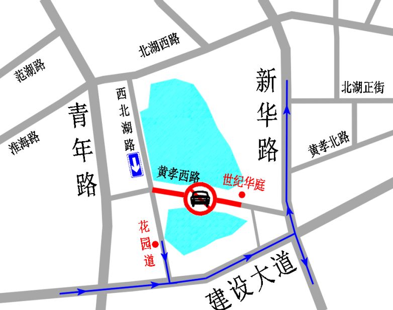 武汉黄孝西路施工绕行指南