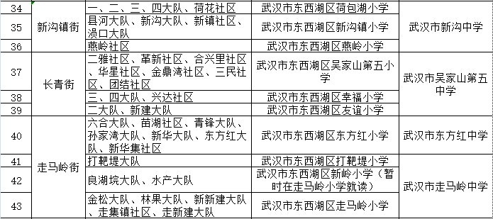 2021年東西湖區(qū)義務教育公辦學校招生入學范圍 附入學問題咨詢電話(圖5)