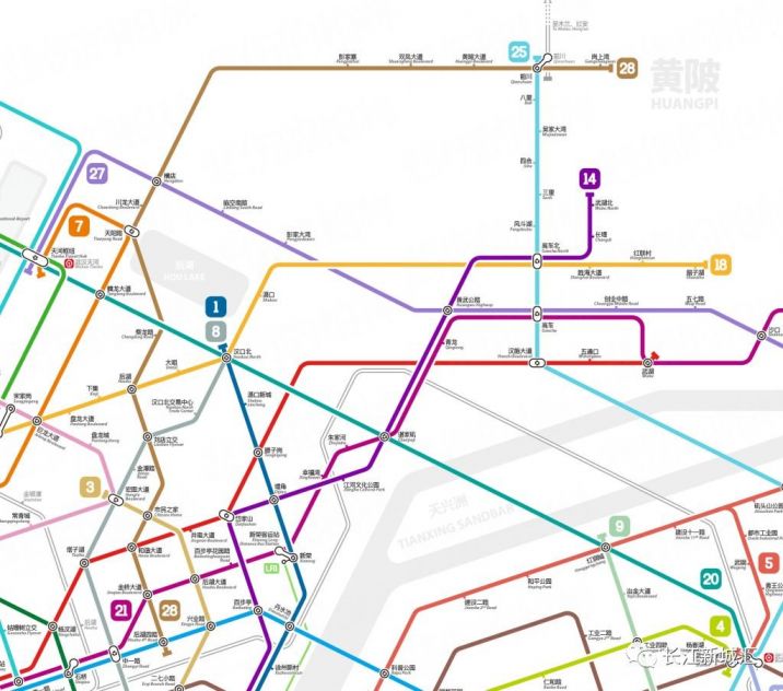 武汉地铁28号线站点及线路图