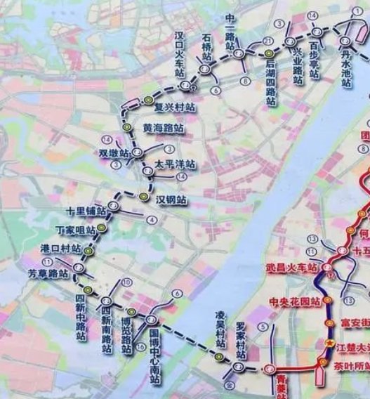 武汉地铁12号线汉阳段站点介绍一览(附站点图)