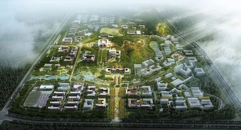 新疆大学新校区规划图